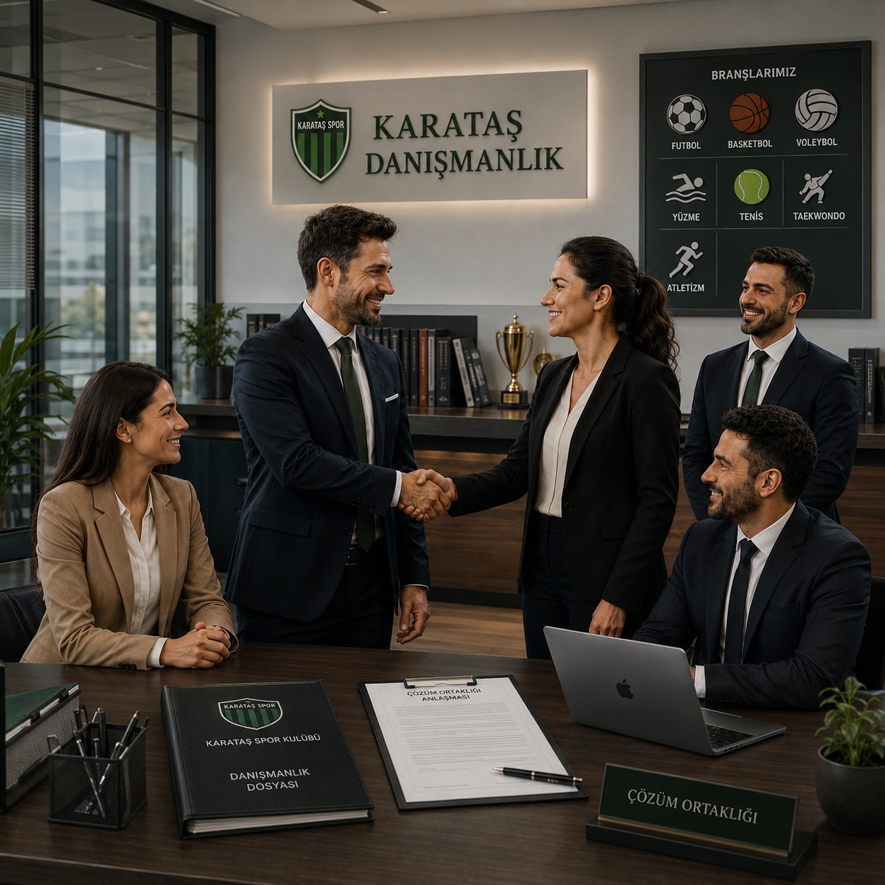 Karataş spor kulübü danışmanlığı ekibi kuruluş sürecinde